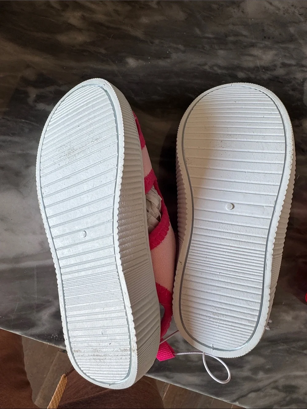 Pink Kids Water Shoes with Hook-and-Loop Closure